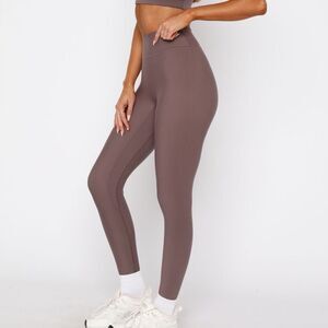 White Fox Go Getter High Waisted Leggings Cocoa size Small NWT in packaging